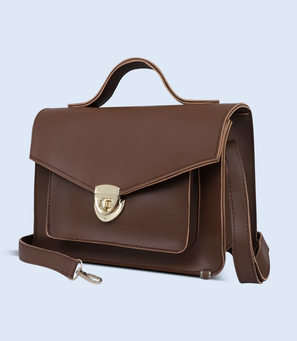 WB2290-TAN-Women Shoulder Bag