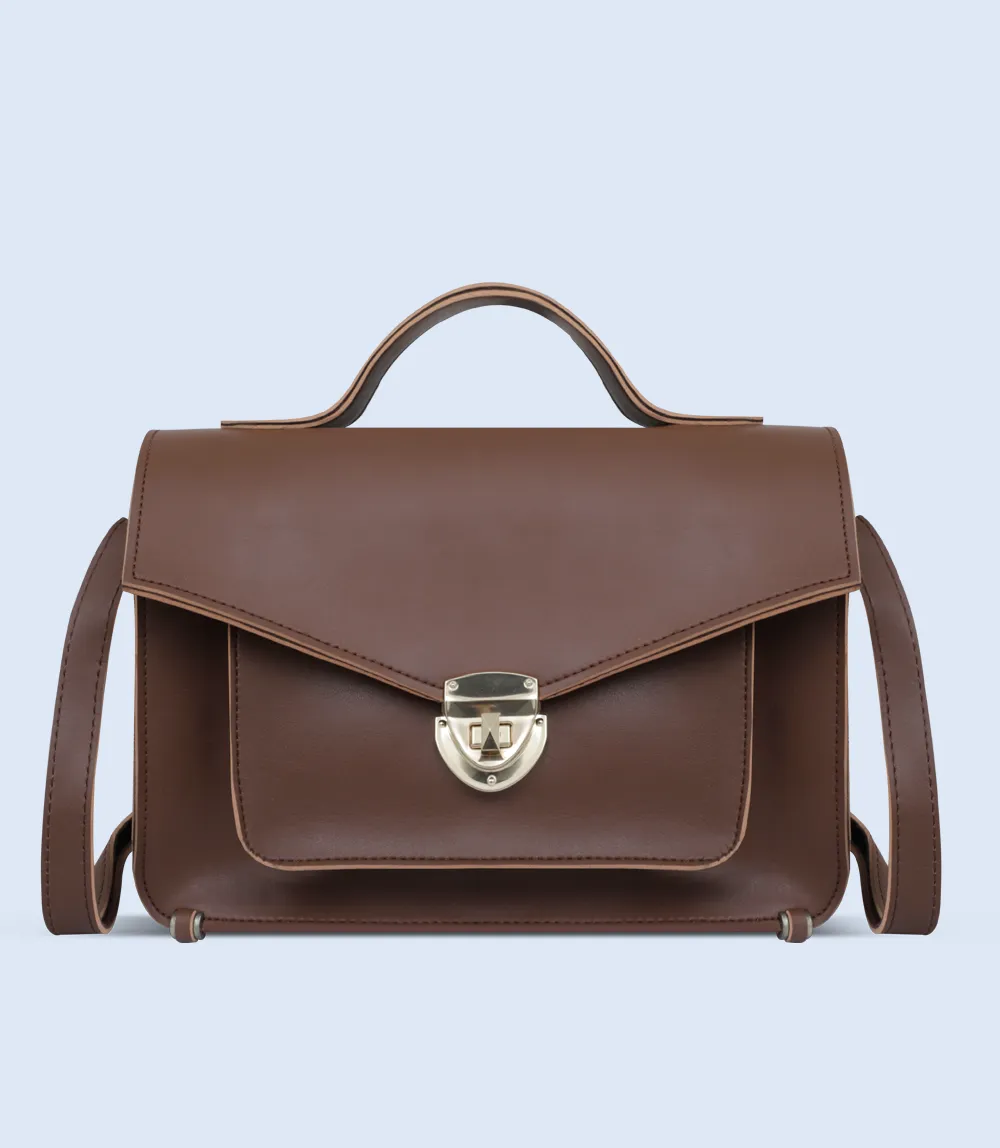 WB2290-TAN-Women Shoulder Bag